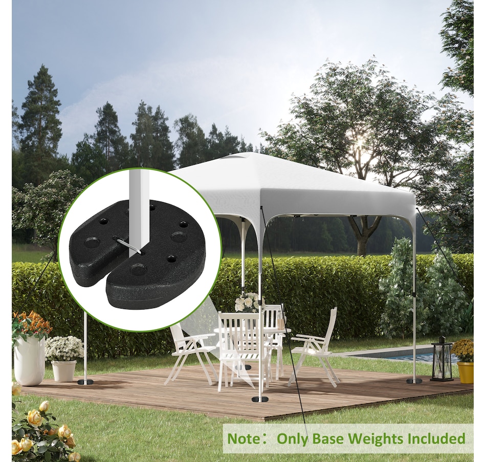 Image 968262_ALTMORE1.jpg, Product 968-262 / Price $49.99, Outsunny Pop Up Canopy Weights Set of 4, Gazebo Tent Weights, Total 26 LBS from Outsunny on TSC.ca's Health & Fitness department