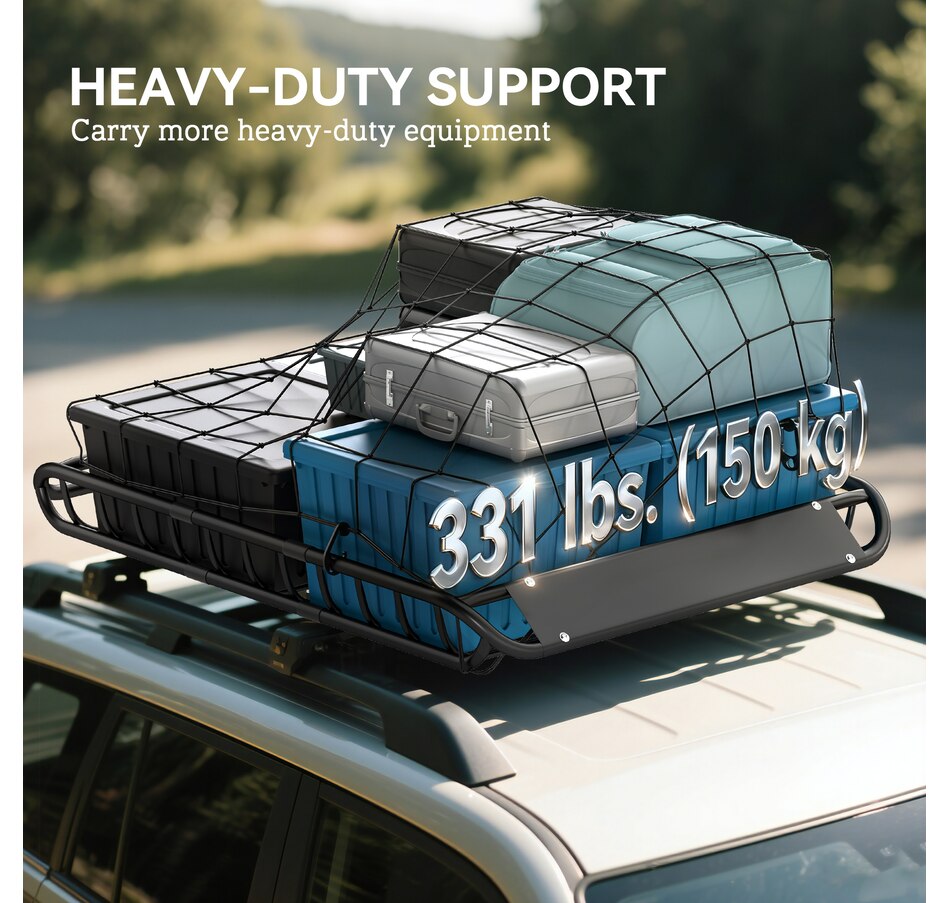 Image 968263_ALTMORE3.jpg, Product 968-263 / Price $134.99, Soozier Roof Rack Cargo Carrier Basket, 330LBS Heavy Duty Roof Basket from Soozier on TSC.ca's Home & Garden department