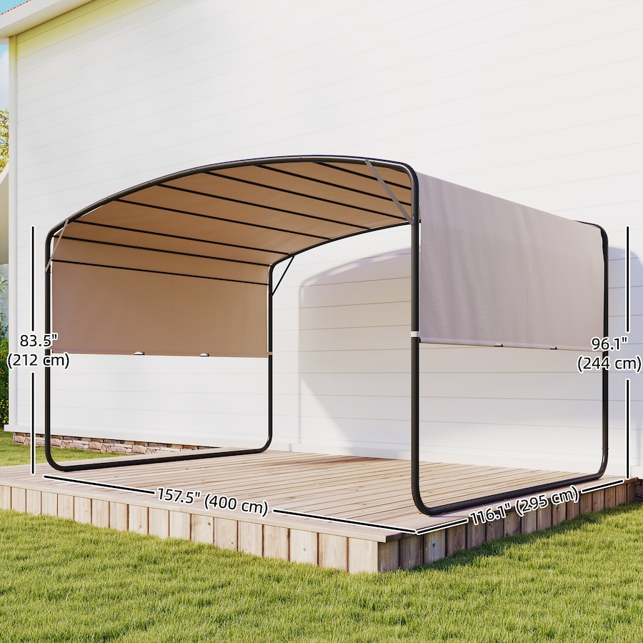 Image 968325_ALTMORE2.jpg, Product 968-325 / Price $269.99, Outsunny 10' x 13' Retractable Pergola Canopy, Outdoor Metal Pergola Gazebo from Outsunny on TSC.ca's Home & Garden department