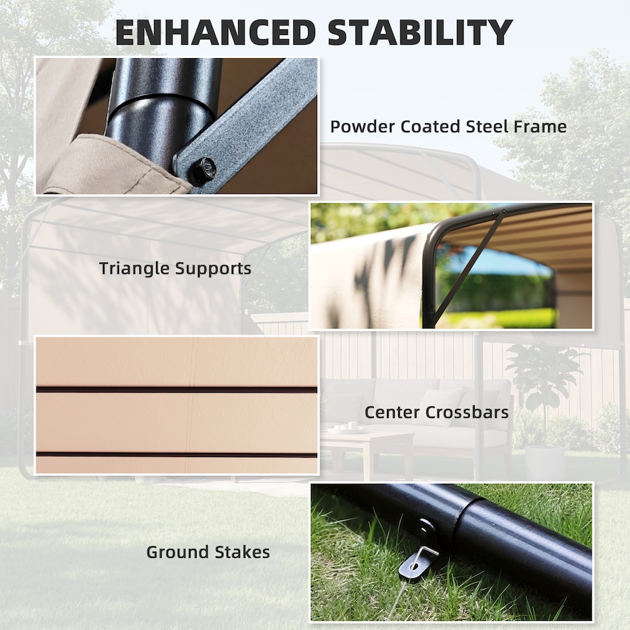 Image 968325_ALTMORE4.jpg, Product 968-325 / Price $269.99, Outsunny 10' x 13' Retractable Pergola Canopy, Outdoor Metal Pergola Gazebo from Outsunny on TSC.ca's Home & Garden department