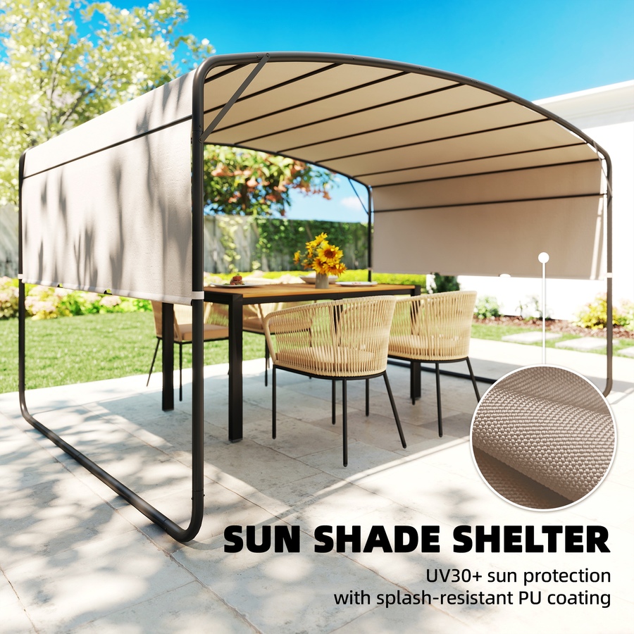 Image 968325_ALTMORE5.jpg, Product 968-325 / Price $269.99, Outsunny 10' x 13' Retractable Pergola Canopy, Outdoor Metal Pergola Gazebo from Outsunny on TSC.ca's Home & Garden department