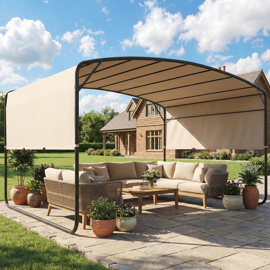 Image 968325_ALTMORE7.jpg, Product 968-325 / Price $269.99, Outsunny 10' x 13' Retractable Pergola Canopy, Outdoor Metal Pergola Gazebo from Outsunny on TSC.ca's Home & Garden department