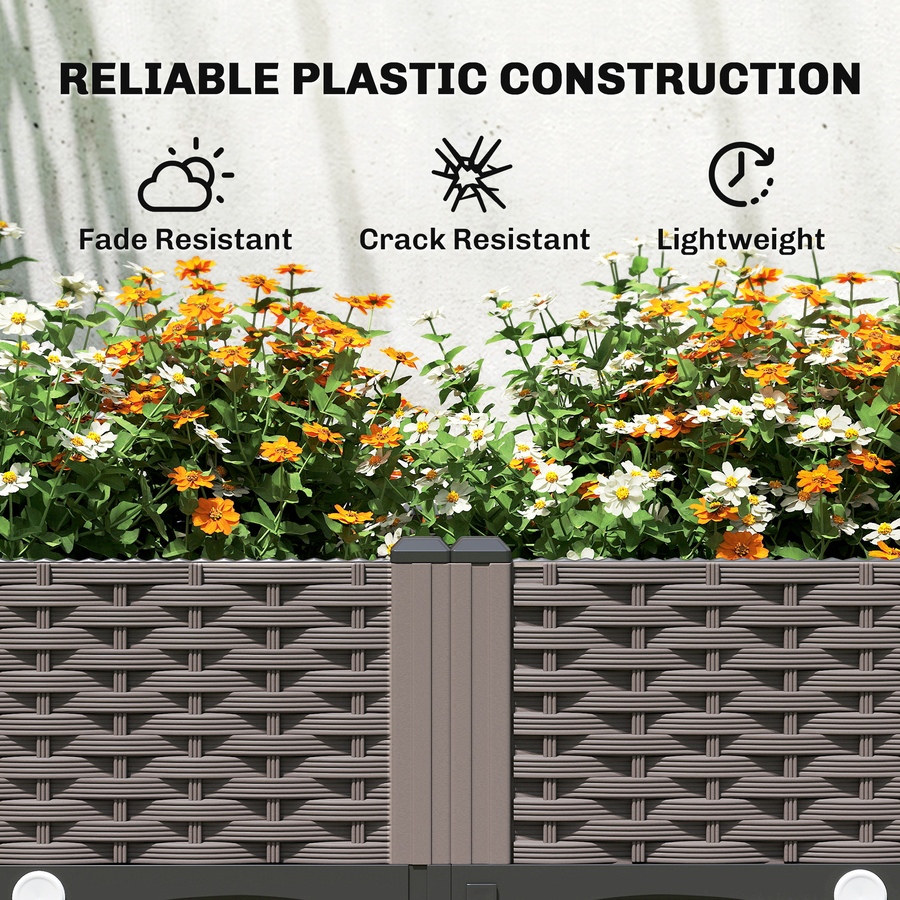 Image 968339_ALTMORE7.jpg, Product 968-339 / Price $74.99, Outsunny Raised Garden Bed with Arch Trellis and Wheels from Outsunny on TSC.ca's Home & Garden department