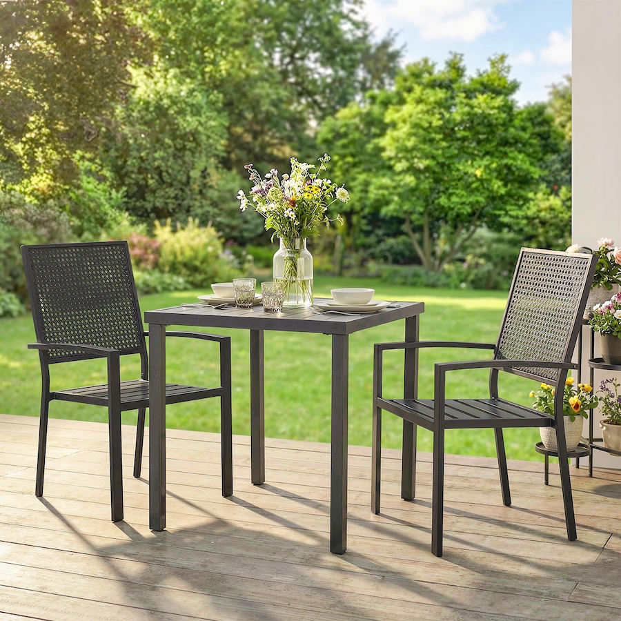 Image 968356_ALTMORE1.jpg, Product 968-356 / Price $164.99, Outsunny Stackable Patio Chairs, Outdoor Dining Chairs Set of 2, Black from Outsunny on TSC.ca's Home & Garden department