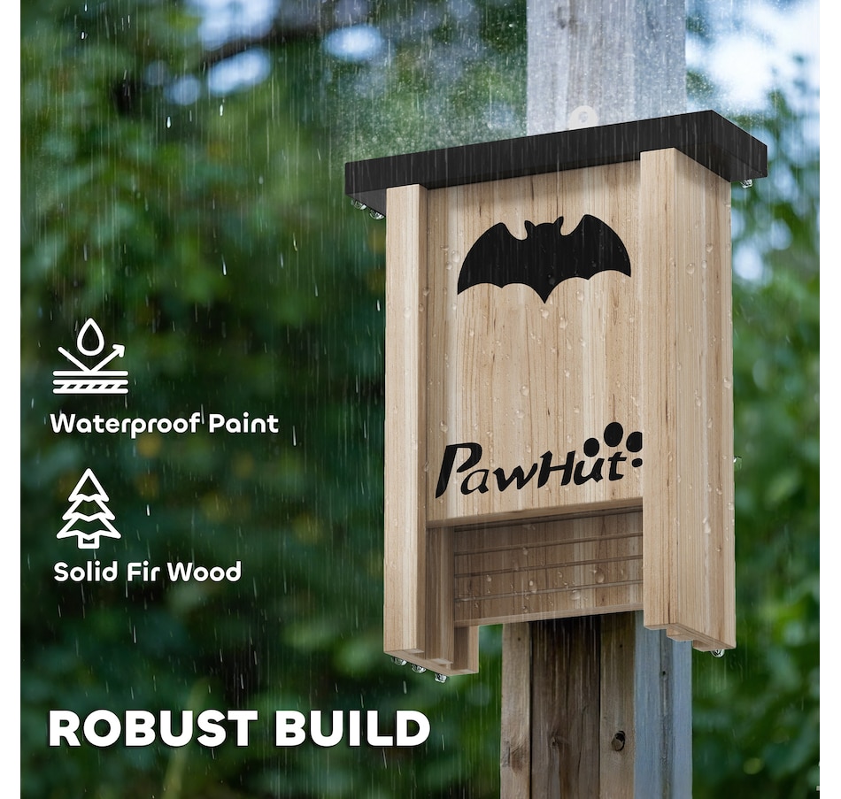 Image 968359_ALTMORE4.jpg, Product 968-359 / Price $53.99, PawHut Bat Boxes, Pack of 3 Wooden Bat Houses for Outdoor, Garden, Farm from PawHut on TSC.ca's Home & Garden department