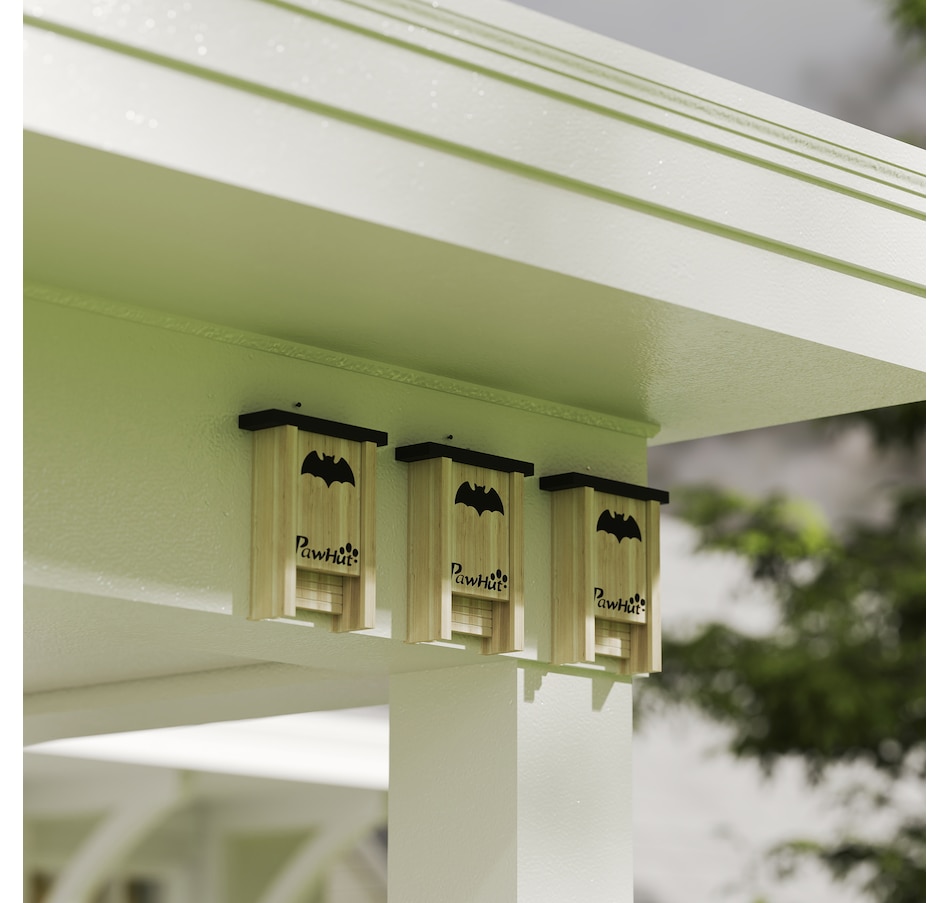 Image 968359_ALTMORE6.jpg, Product 968-359 / Price $53.99, PawHut Bat Boxes, Pack of 3 Wooden Bat Houses for Outdoor, Garden, Farm from PawHut on TSC.ca's Home & Garden department