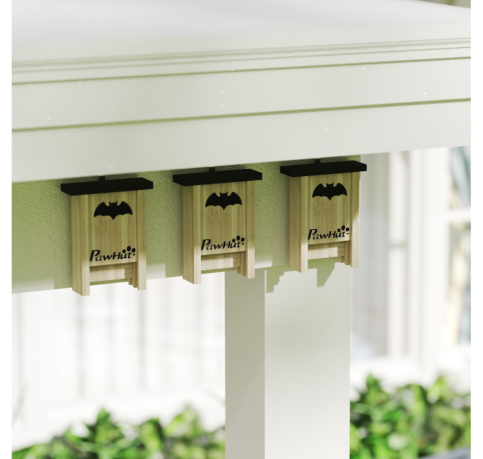 Image 968359_ALTMORE7.jpg, Product 968-359 / Price $53.99, PawHut Bat Boxes, Pack of 3 Wooden Bat Houses for Outdoor, Garden, Farm from PawHut on TSC.ca's Home & Garden department