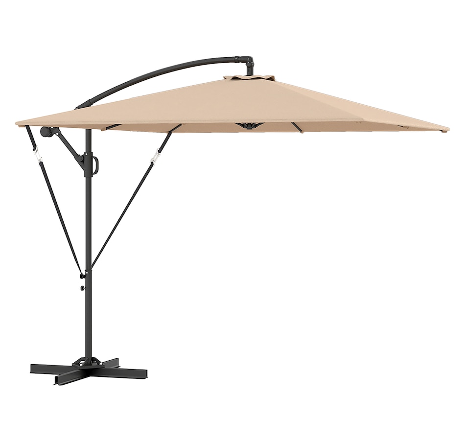 Image 968371_ST01.jpg, Product 968-371 / Price $139.99, Outsunny Patio Offset Umbrella with UPF 50+ UV Protection, Cover from Outsunny on TSC.ca's Home & Garden department