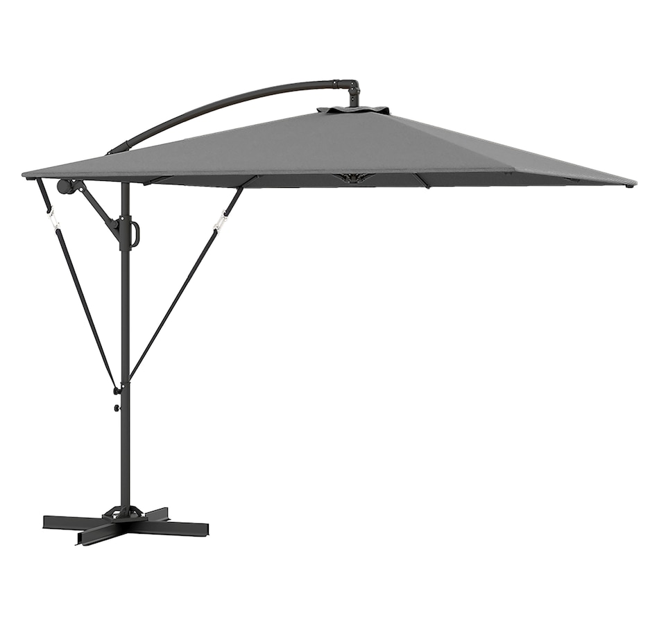 Image 968371_ST02.jpg, Product 968-371 / Price $139.99, Outsunny Patio Offset Umbrella with UPF 50+ UV Protection, Cover from Outsunny on TSC.ca's Home & Garden department