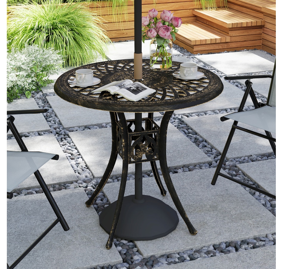 Image 968372_ALTMORE1.jpg, Product 968-372 / Price $159.99 - $169.99, Outsunny 30-inch Round Patio Dining Table from Outsunny on TSC.ca's Home & Garden department