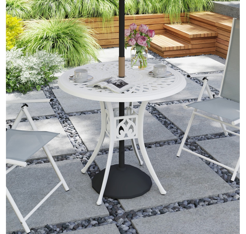 Image 968372_ALTMORE10.jpg, Product 968-372 / Price $159.99 - $169.99, Outsunny 30-inch Round Patio Dining Table from Outsunny on TSC.ca's Home & Garden department