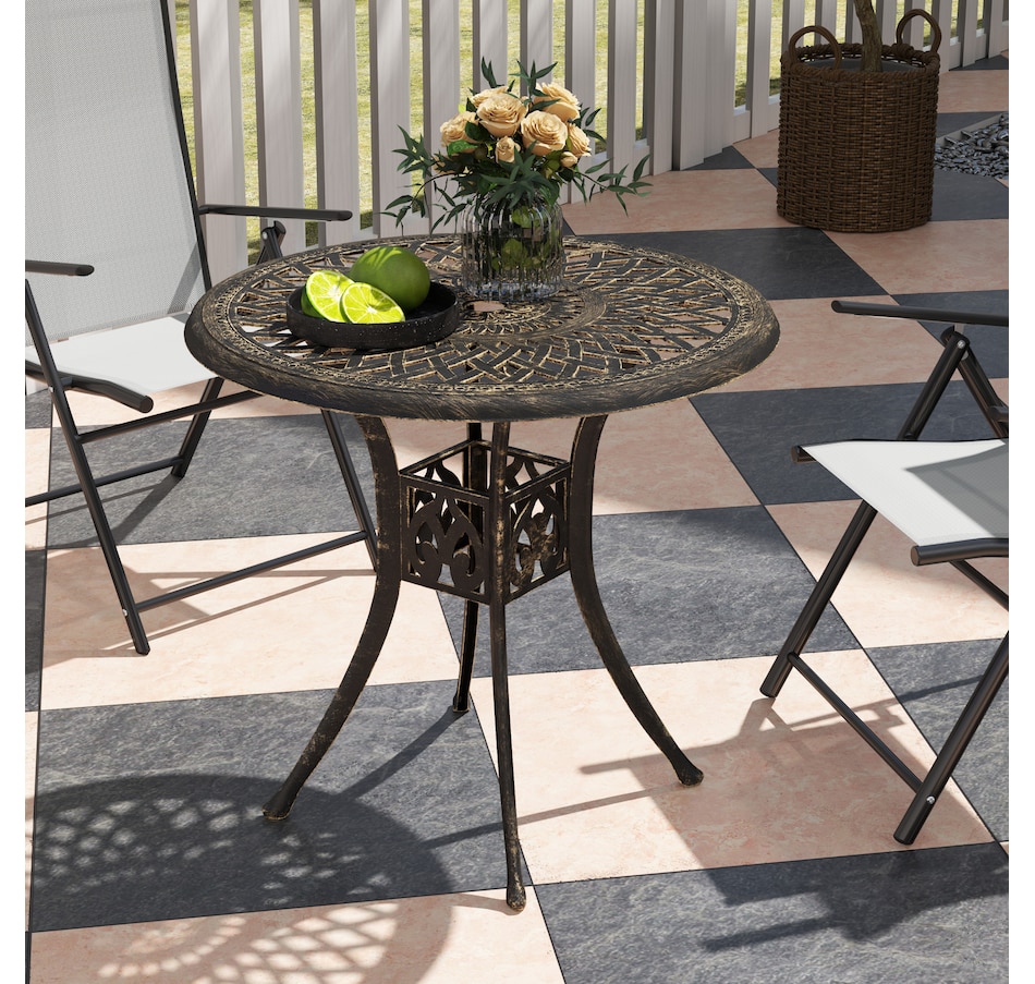 Image 968372_ALTMORE6.jpg, Product 968-372 / Price $159.99 - $169.99, Outsunny 30-inch Round Patio Dining Table from Outsunny on TSC.ca's Home & Garden department