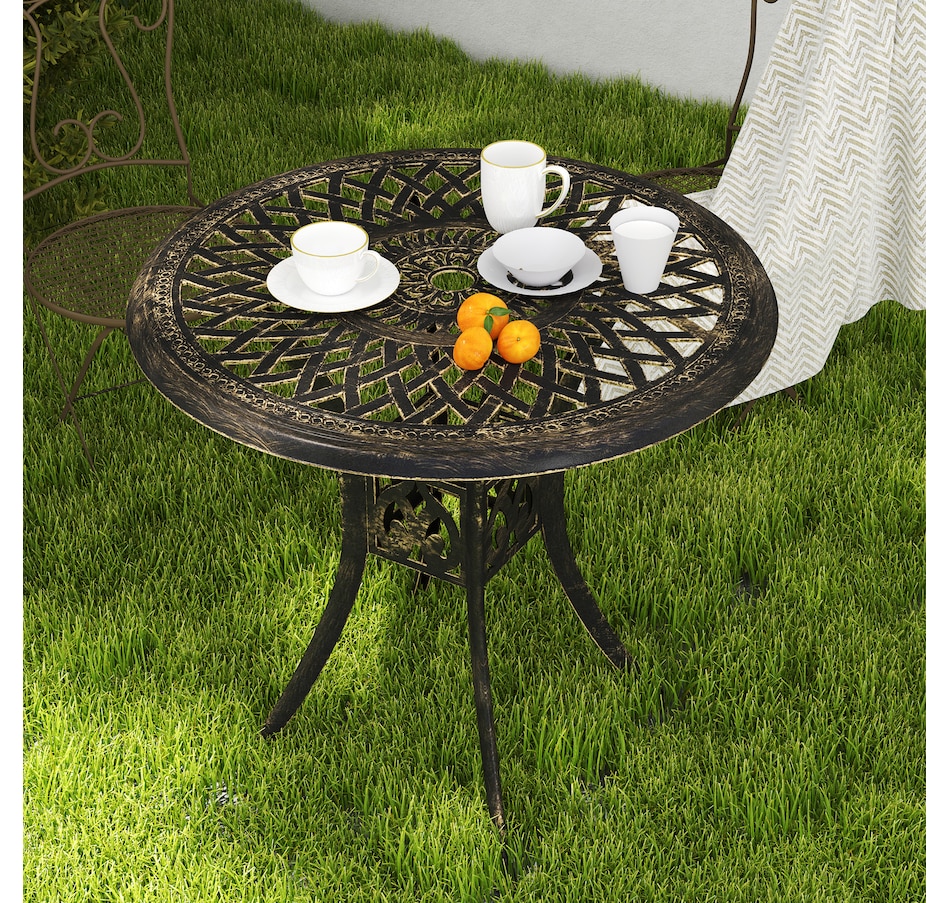 Image 968372_ALTMORE7.jpg, Product 968-372 / Price $159.99 - $169.99, Outsunny 30-inch Round Patio Dining Table from Outsunny on TSC.ca's Home & Garden department
