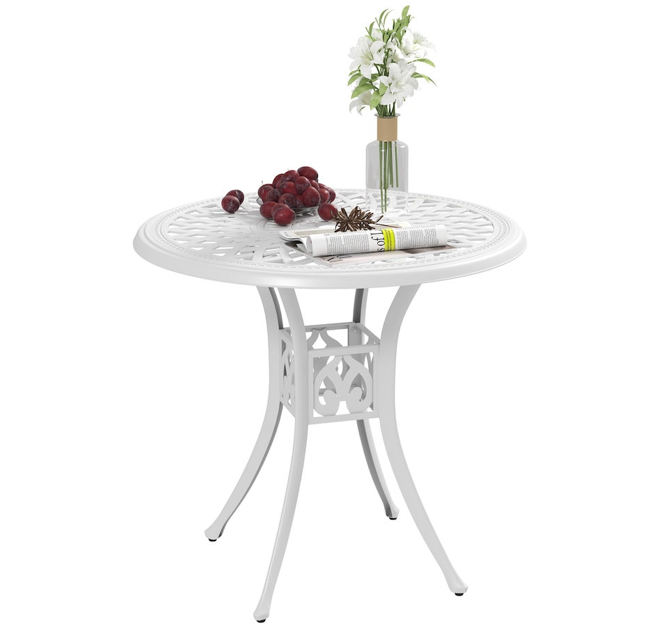 Image 968372_ST02.jpg, Product 968-372 / Price $159.99 - $169.99, Outsunny 30-inch Round Patio Dining Table from Outsunny on TSC.ca's Home & Garden department