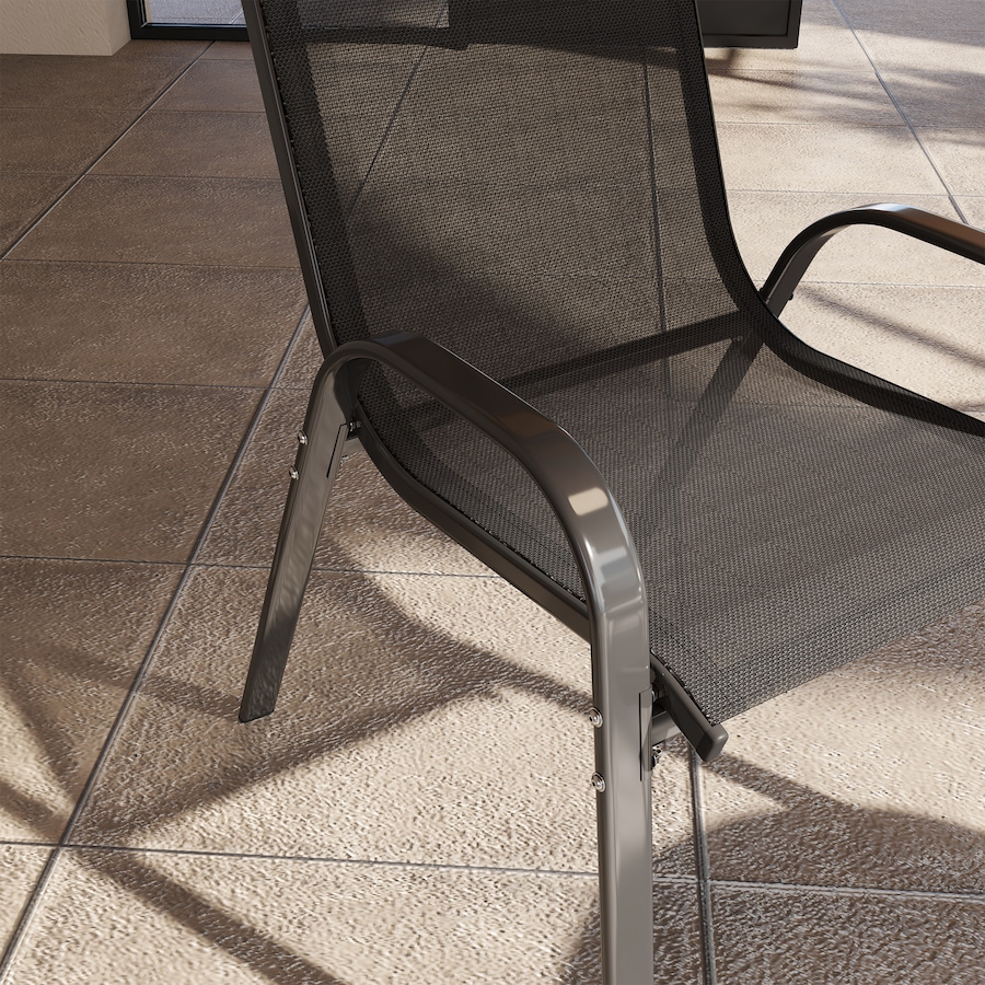 Image 968385_ALTMORE16.jpg, Product 968-385 / Price $164.99, Outsunny Set of 4 Outdoor Patio Dining Chairs Stackable Lawn Chairs from Outsunny on TSC.ca's Home & Garden department