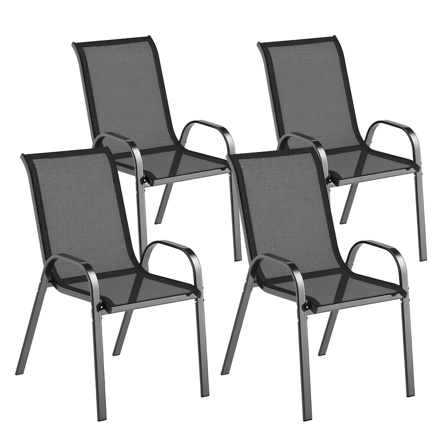Image 968385_ST02.png, Product 968-385 / Price $164.99, Outsunny Set of 4 Outdoor Patio Dining Chairs Stackable Lawn Chairs from Outsunny on TSC.ca's Home & Garden department