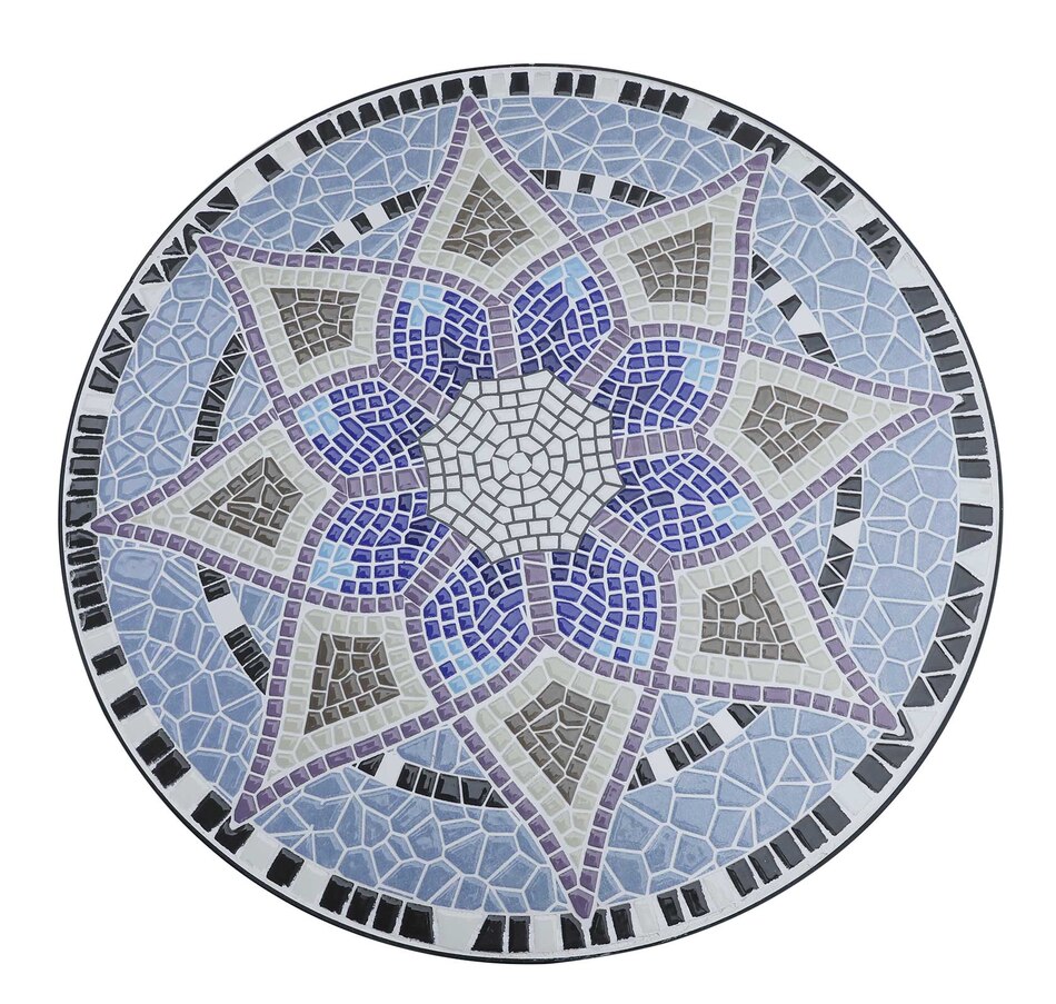 Image 968415_ALTMORE7.jpg, Product 968-415 / Price $109.99, Outsunny Mosaic Round Patio Table with Ceramic Tabletop, Balcony Side Table from Outsunny on TSC.ca's Home & Garden department