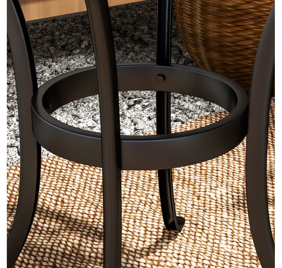 Image 968416_ALTMORE8.jpg, Product 968-416 / Price $103.99, Outsunny Outdoor Side Table w/ Cast Aluminum, Coffee Side Desk, Black from Outsunny on TSC.ca's Home & Garden department