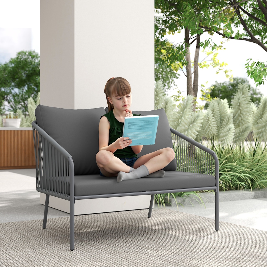 Image 968422_ALTMORE6.jpg, Product 968-422 / Price $194.99, Outsunny Garden Sofa with Cushions, 2-Seater Outdoor Balcony Rattan Sofa from Outsunny on TSC.ca's Home & Garden department