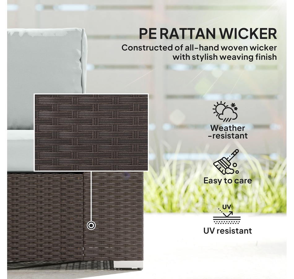 Image 968424_ALTMORE5.jpg, Product 968-424 / Price $379.99, Outsunny 3-Seater Outdoor Couch with Cushions, Outdoor Sofa, Grey from Outsunny on TSC.ca's Home & Garden department