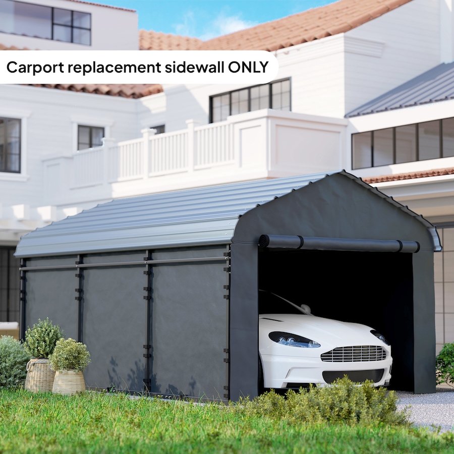 Image 968437_ALTMORE1.jpg, Product 968-437 / Price $89.99 - $109.99, Outsunny Carport Replacement Canopy Cover Sidewalls for 10'x15'/12'x20' Carport from Outsunny on TSC.ca's Home & Garden department