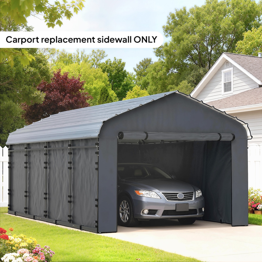 Image 968437_ALTMORE16.jpg, Product 968-437 / Price $89.99 - $109.99, Outsunny Carport Replacement Canopy Cover Sidewalls for 10'x15'/12'x20' Carport from Outsunny on TSC.ca's Home & Garden department