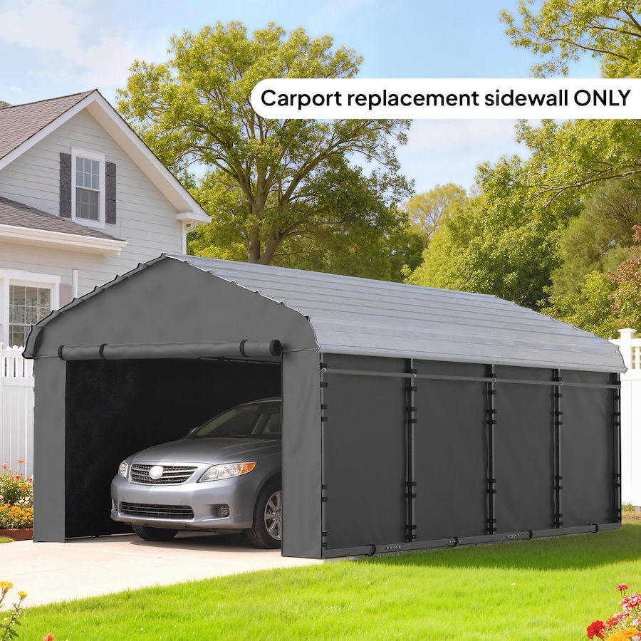 Image 968437_ALTMORE17.jpg, Product 968-437 / Price $89.99 - $109.99, Outsunny Carport Replacement Canopy Cover Sidewalls for 10'x15'/12'x20' Carport from Outsunny on TSC.ca's Home & Garden department