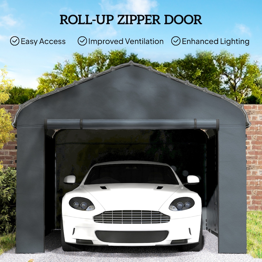 Image 968437_ALTMORE5.jpg, Product 968-437 / Price $89.99 - $109.99, Outsunny Carport Replacement Canopy Cover Sidewalls for 10'x15'/12'x20' Carport from Outsunny on TSC.ca's Home & Garden department
