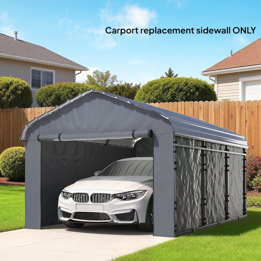 Image 968437_ALTMORE8.jpg, Product 968-437 / Price $89.99 - $109.99, Outsunny Carport Replacement Canopy Cover Sidewalls for 10'x15'/12'x20' Carport from Outsunny on TSC.ca's Home & Garden department