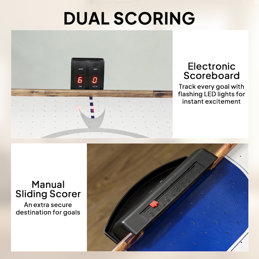Image 968443_ALTMORE3.jpg, Product 968-443 / Price $179.99, Soozier 61" Air Hockey Table with LED Scoreboard, Pushers, Pucks from Soozier on TSC.ca's Toys & Hobbies department