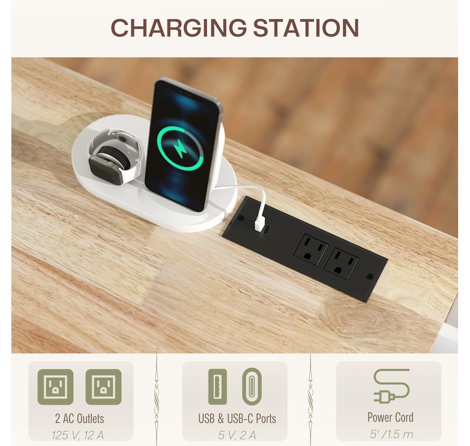 Image 968688_ALTMORE5.jpg, Product 968-688 / Price $359.99, HOMCOM Mobile Kitchen Island with Power Outlet Drop Leaf Kitchen Cart from HOMCOM on TSC.ca's Home & Garden department