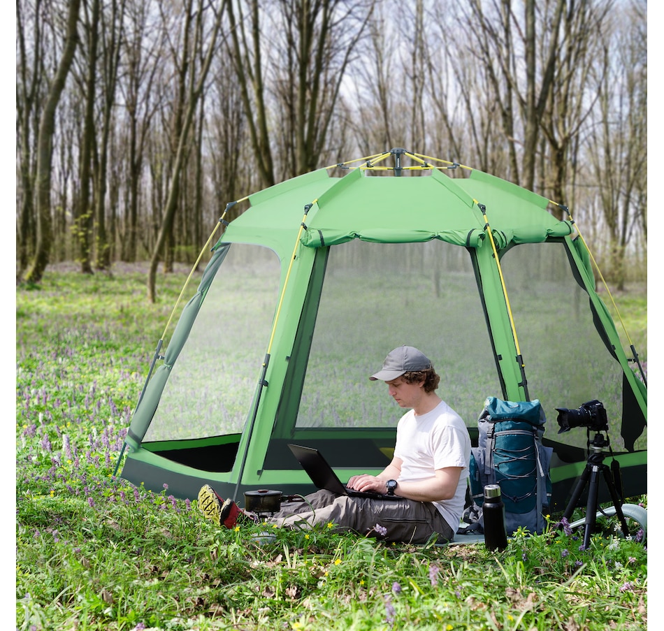 Image 968719_ALTMORE2.jpg, Product 968-719 / Price $159.99, Outsunny 6 People Camping Tent from Outsunny on TSC.ca's Health & Fitness department