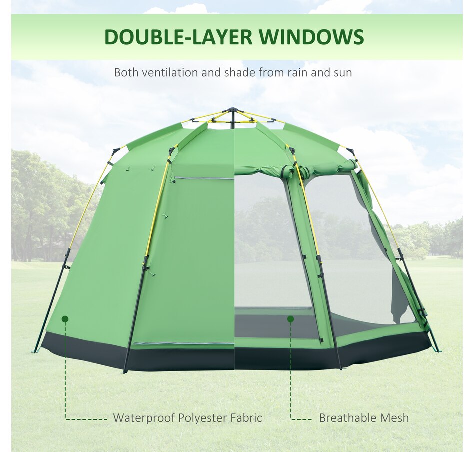 Image 968719_ALTMORE5.jpg, Product 968-719 / Price $159.99, Outsunny 6 People Camping Tent from Outsunny on TSC.ca's Health & Fitness department