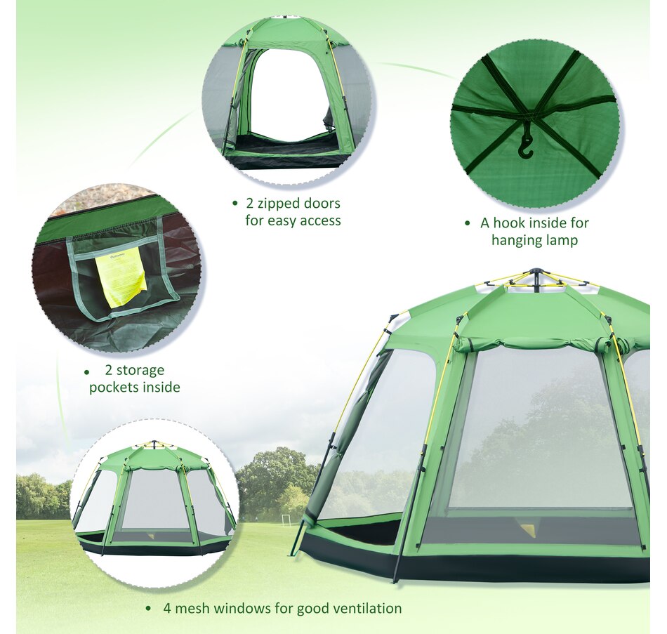 Image 968719_ALTMORE7.jpg, Product 968-719 / Price $159.99, Outsunny 6 People Camping Tent from Outsunny on TSC.ca's Health & Fitness department