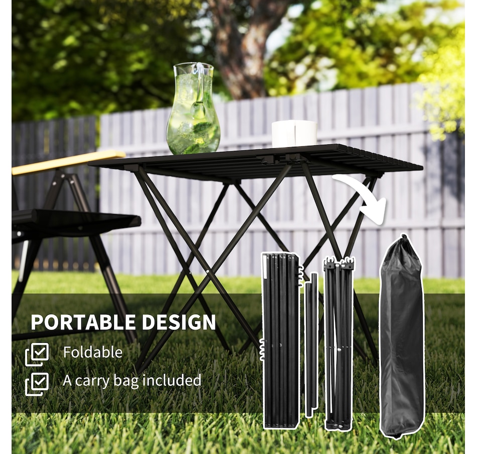 Image 968748_ALTMORE4.jpg, Product 968-748 / Price $44.99, Outsunny 22" Folding Camping Table from Outsunny on TSC.ca's Health & Fitness department