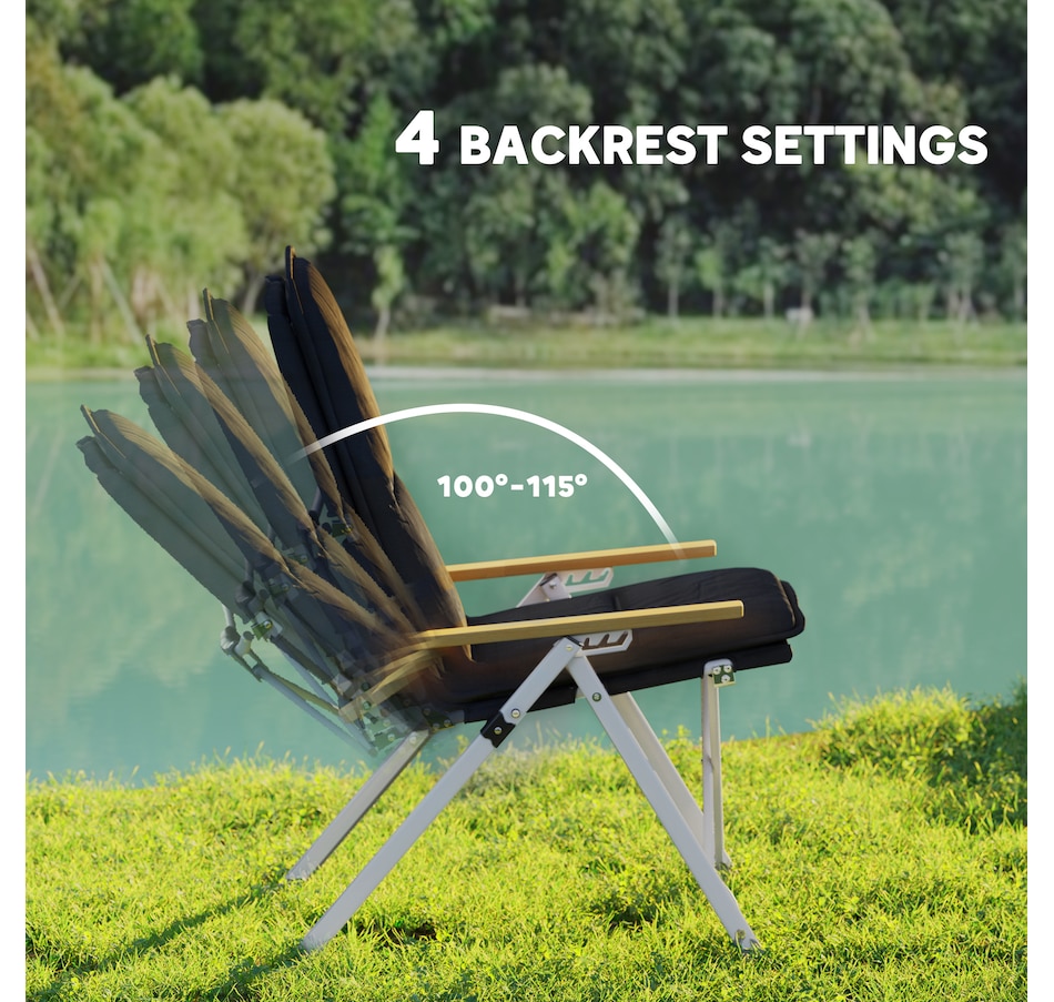 Image 968763_ALTMORE4.jpg, Product 968-763 / Price $139.99, Outsunny Folding Camping Chairs 2 Pack from Outsunny on TSC.ca's Health & Fitness department
