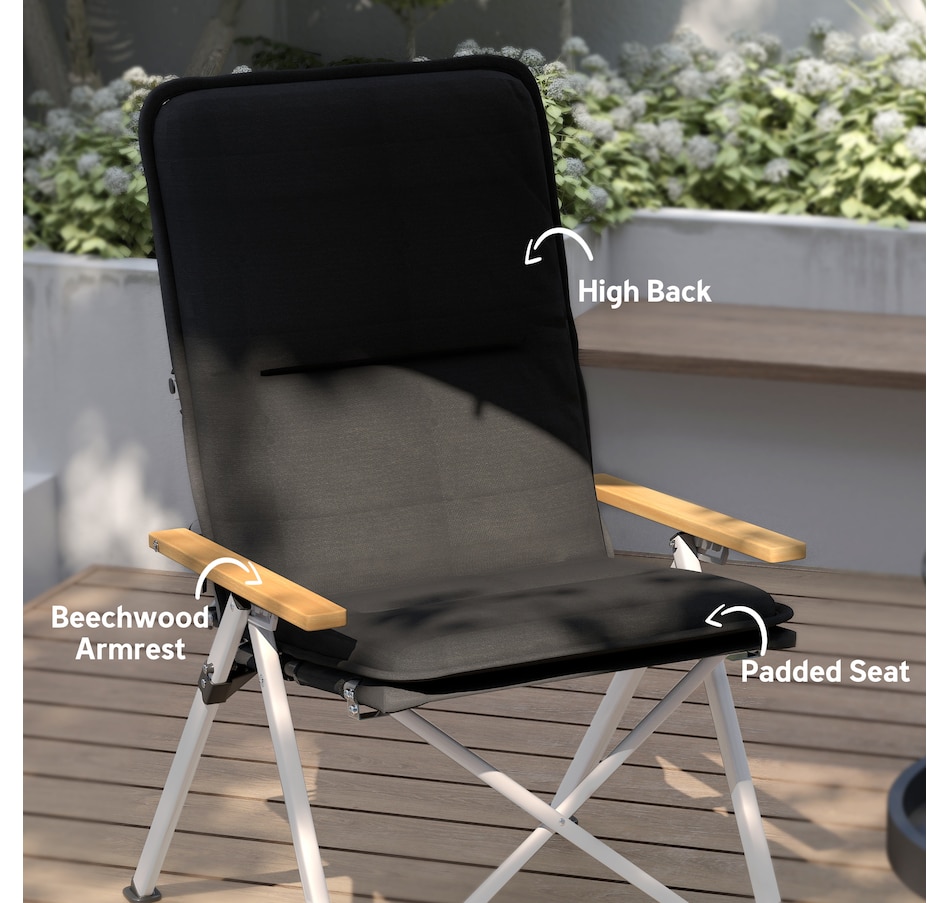 Image 968763_ALTMORE6.jpg, Product 968-763 / Price $139.99, Outsunny Folding Camping Chairs 2 Pack from Outsunny on TSC.ca's Health & Fitness department