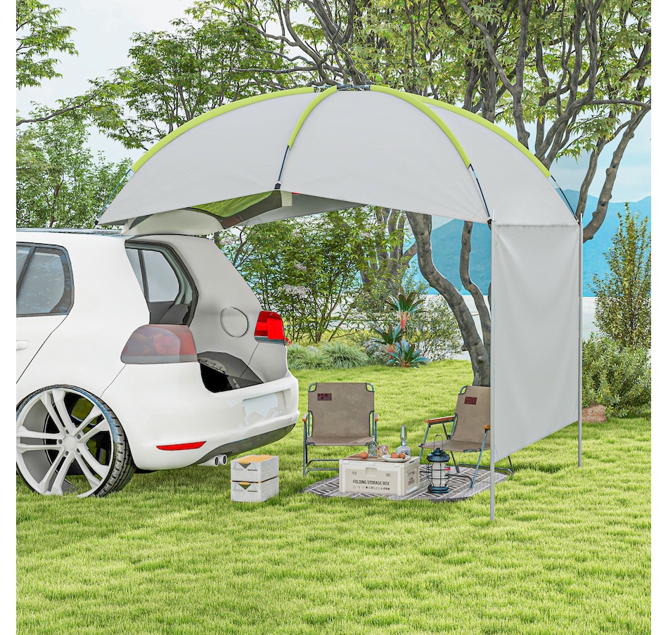 Image 968769_ALTMORE2.jpg, Product 968-769 / Price $89.99, Outsunny Portable Rooftop Car Awning with Side Wall and Carry Bag from Outsunny on TSC.ca's Health & Fitness department