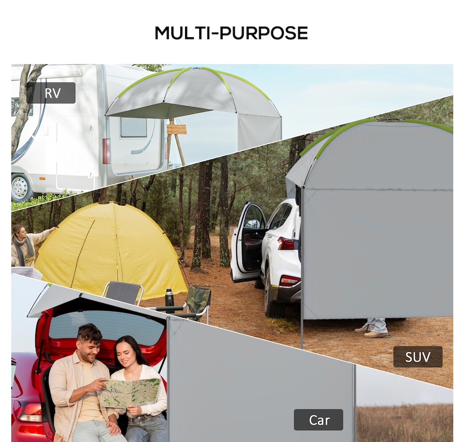 Image 968769_ALTMORE8.jpg, Product 968-769 / Price $89.99, Outsunny Portable Rooftop Car Awning with Side Wall and Carry Bag from Outsunny on TSC.ca's Health & Fitness department