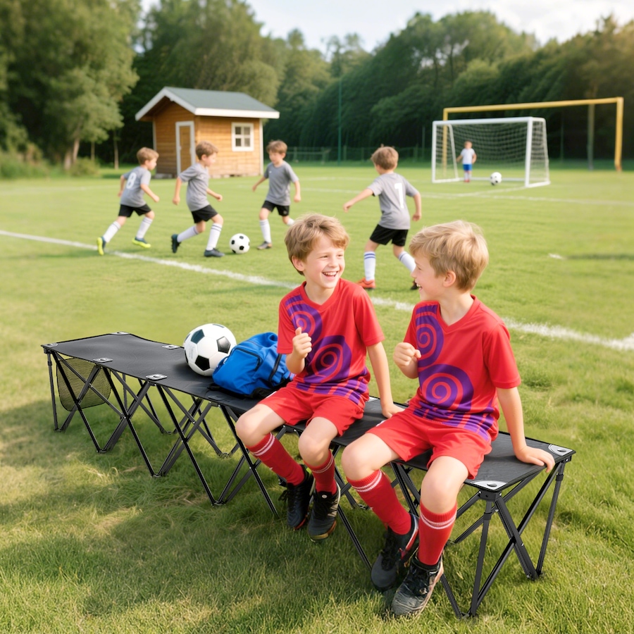 Image 968810_ALTMORE2.jpg, Product 968-810 / Price $79.99, Outsunny 6-Seater Folding Team Sports Sideline Bench, Folding Bench Chair from Outsunny on TSC.ca's Health & Fitness department