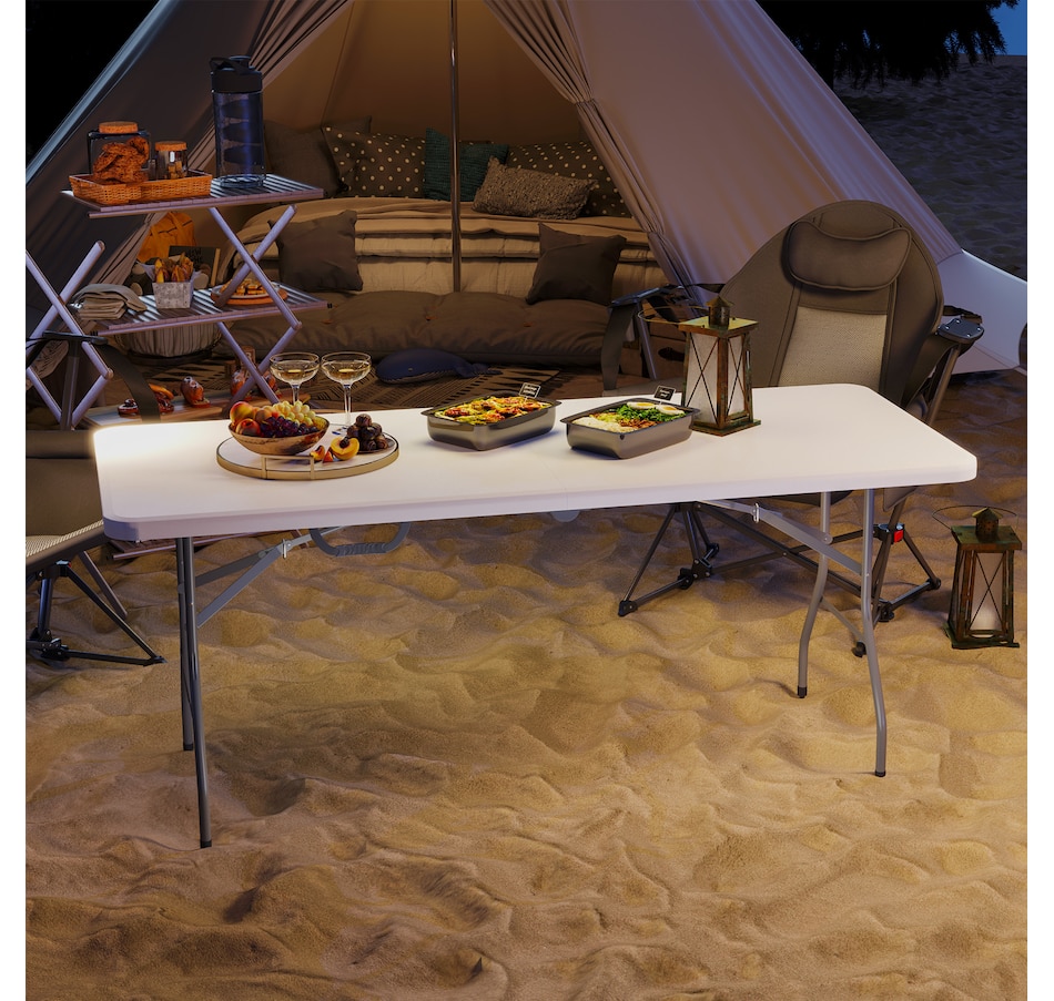 Image 968833_ALTMORE8.jpg, Product 968-833 / Price $79.99, Outsunny 6ft Folding Table from Outsunny on TSC.ca's Health & Fitness department