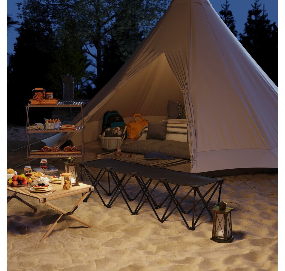 Image 968851_ALTMORE7.jpg, Product 968-851 / Price $80.99, Outsunny Portable 4-Seater Folding Team Sports Sideline Bench from Outsunny on TSC.ca's Health & Fitness department