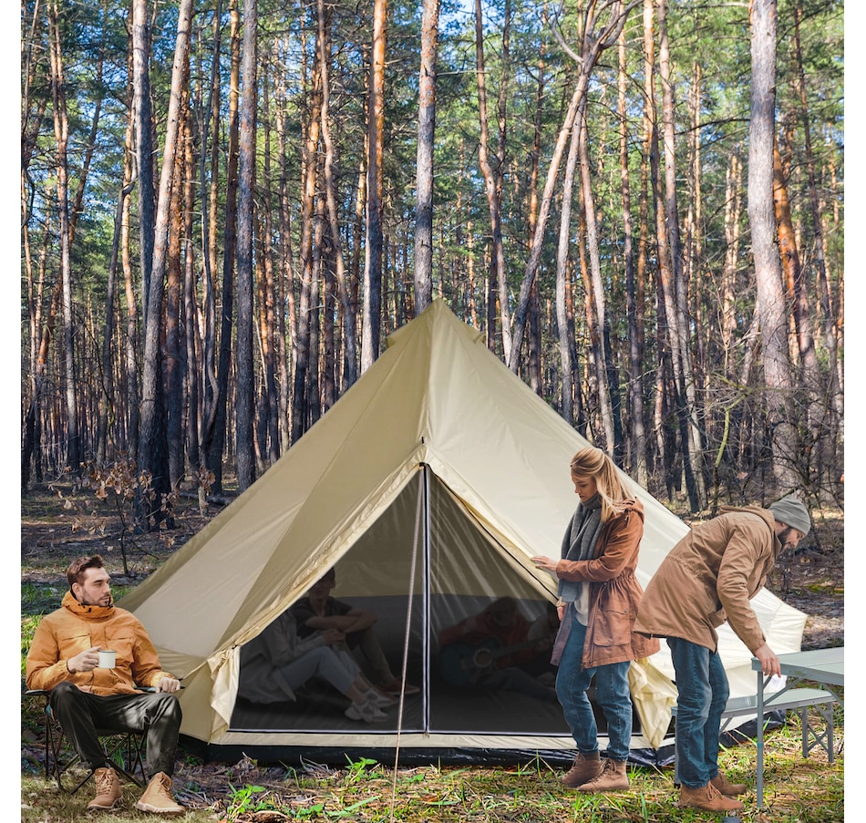 Image 968853_ALTMORE2.jpg, Product 968-853 / Price $323.99, Outsunny 16.4' Large Teepee Tent from Outsunny on TSC.ca's Health & Fitness department