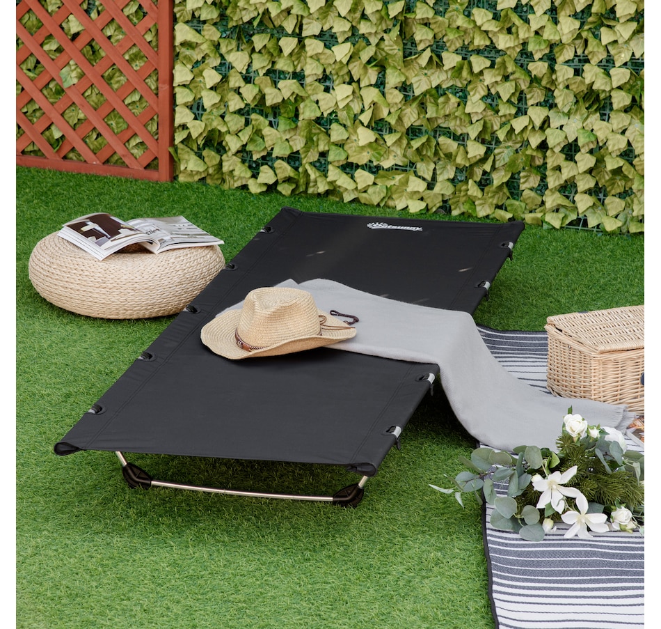 Image 968857_ALTMORE2.jpg, Product 968-857 / Price $84.99, Outsunny Lightweight Camping Cot, Aluminium Folding Bed with Carry Bag from Outsunny on TSC.ca's Health & Fitness department