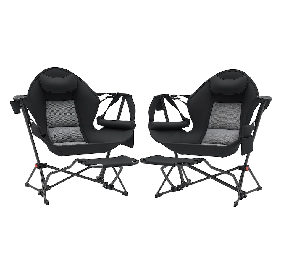 Image 968859.jpg, Product 968-859 / Price $199.99, Outsunny Hammock Camping Chair Set of 2 with Adjustable Back, Cup Holder from Outsunny on TSC.ca's Health & Fitness department