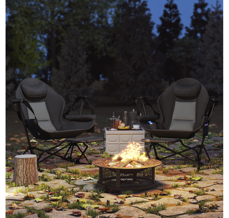 Image 968859_ALTMORE2.jpg, Product 968-859 / Price $199.99, Outsunny Hammock Camping Chair Set of 2 with Adjustable Back, Cup Holder from Outsunny on TSC.ca's Health & Fitness department