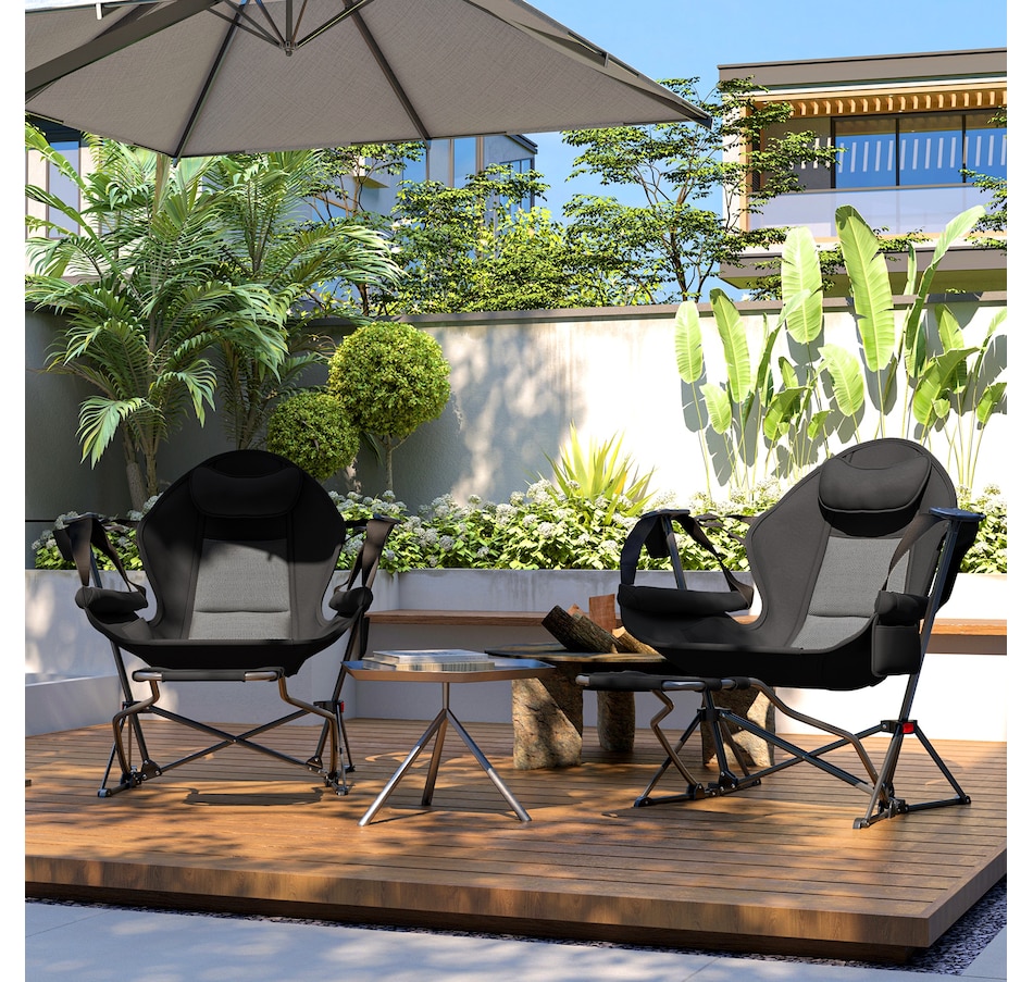 Image 968859_ALTMORE8.jpg, Product 968-859 / Price $199.99, Outsunny Hammock Camping Chair Set of 2 with Adjustable Back, Cup Holder from Outsunny on TSC.ca's Health & Fitness department