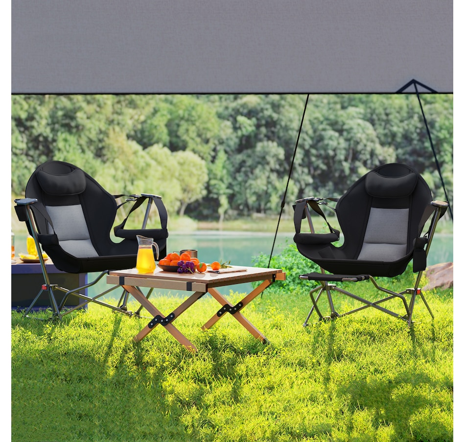 Image 968859_ALTMORE9.jpg, Product 968-859 / Price $199.99, Outsunny Hammock Camping Chair Set of 2 with Adjustable Back, Cup Holder from Outsunny on TSC.ca's Health & Fitness department
