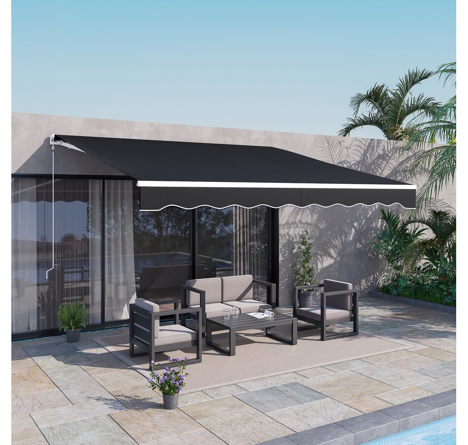 Image 969237_ALTMORE1.jpg, Product 969-237 / Price $329.99 - $419.99, Outsunny 12' x 10' Electric Awning from Outsunny on TSC.ca's Home & Garden department