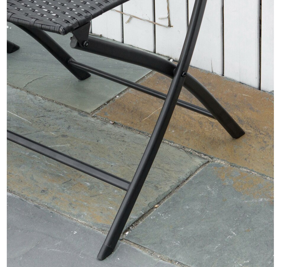 Image 969242_ALTMORE15.jpg, Product 969-242 / Price $139.99, Outsunny 3 Pcs Rattan Bistro Set, Folding Patio Furniture Set, Grey from Outsunny on TSC.ca's Home & Garden department